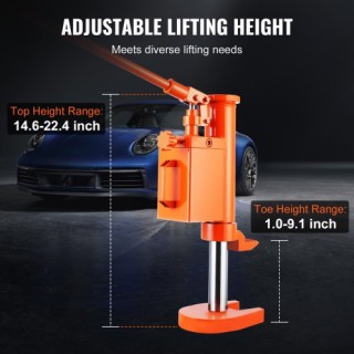 Υδραυλικός Γρύλος VEVOR 5T Toe / 10T Top 360° Περιστρεφόμενος  JZQJ...