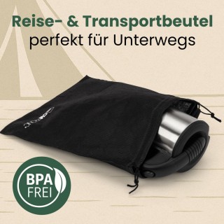 Βραστήρας Ταξιδίου από Ανοξείδωτο Ατσάλι 0.5L 1000 W- Μαύρο/Ασημί ... Βραστήρας Ταξιδίου από Ανοξείδωτο Ατσάλι 0.5L 1000 W- Μαύρο/Ασημί ...