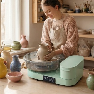 VEVOR Ηλεκτρικό Τροχός Κεραμικής για Ενήλικες, 450W με Πετάλι, Πράσ... VEVOR Ηλεκτρικό Τροχός Κεραμικής για Ενήλικες, 450W με Πετάλι, Πράσ...