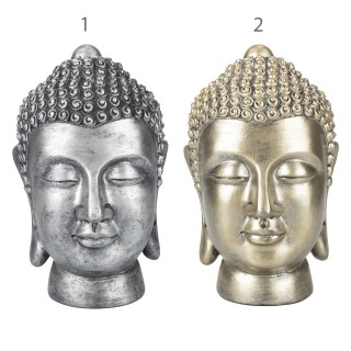 Galileo Μεγάλη διακοσμητική κεφαλή Βούδα από πολυρεζίνη 15,8x14,7x2... Galileo Μεγάλη διακοσμητική κεφαλή Βούδα από πολυρεζίνη 15,8x14,7x2...