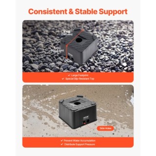 VEVOR Υποστηρικτικό Μπλοκ Τρέιλερ 6 6000 lbs Για Ρύθμιση RV FXKDJT6...