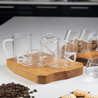 Villa dEste Home Διαφανής Ζαχαριέρα 300 ml από Βοροπυριτικό Γυαλί μ...