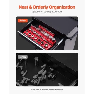 VEVOR Σετ Μαγνητικών Δίσκων Υποδοχών 3τμχ Κόκκινο SAE TTJCXSH3JTC... VEVOR Σετ Μαγνητικών Δίσκων Υποδοχών 3τμχ Κόκκινο SAE TTJCXSH3JTC...