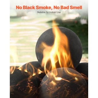 VEVOR Κεραμικές Στρογγυλές Πυρόλιθοι 12.5 cm (6 τεμάχια) TCXWYQ5INC...