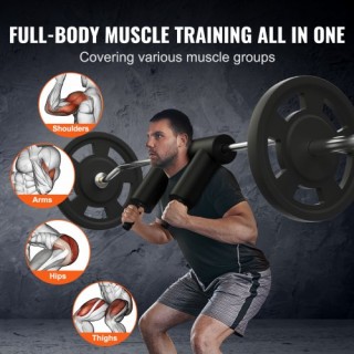 Μπάρα Ασφαλείας VEVOR, 1.500 LBS, με Μαξιλάρια Ώμων και Χεριών, Ιδα... Μπάρα Ασφαλείας VEVOR, 1.500 LBS, με Μαξιλάρια Ώμων και Χεριών, Ιδα...