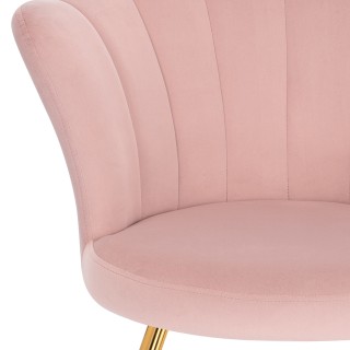 BAKAJI Πολυθρόνα Καρέκλα Χαλάρωσης με Πλάτη και Κάθισμα από Ροζ Βε... BAKAJI Πολυθρόνα Καρέκλα Χαλάρωσης με Πλάτη και Κάθισμα από Ροζ Βε...