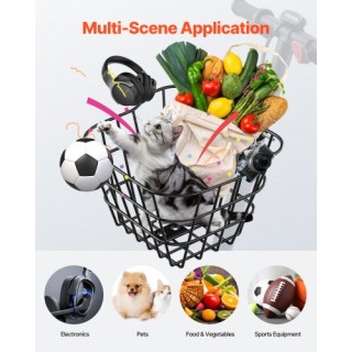 VEVOR Καλάθι Ποδηλάτου/Ηλεκτρικού Σκούτερ με Σταθερή Βάση για Παιδι...