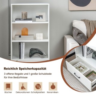 Costway Τετράριχνο Ράφι Αποθήκευσης με Συρτάρι και Αντικραδασμική ... Costway Τετράριχνο Ράφι Αποθήκευσης με Συρτάρι και Αντικραδασμική ...