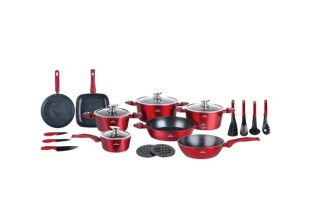 Σετ Μαγειρικά Σκεύη 12 τεμαχίων Κόκκινο ZILNER ZL-8541 Σετ Μαγειρικά Σκεύη 12 τεμαχίων Κόκκινο ZILNER ZL-8541