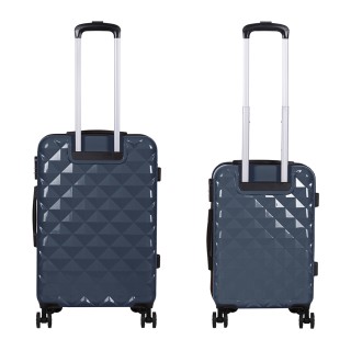 Galileo Σετ 2 βαλίτσες μπλε 4 τροχοί περιστρεφόμενοι 360 κλείδωμα μ...