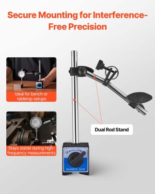 VEVOR Δείκτης Δοκιμής Ακριβείας 0,001 ιντσών, 0-25,4mm με Διάμετρο ... VEVOR Δείκτης Δοκιμής Ακριβείας 0,001 ιντσών, 0-25,4mm με Διάμετρο ...