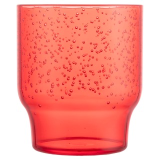 Villa DEste  Σετ 6τμχ 325 ml με φυσαλίδες κόκκινο από πλαστικό MS L...