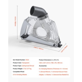 VEVOR Προστατευτικό Γωνιακού Τροχού 4-5 ιντσών με Τροχό 5 ιντσών QG... VEVOR Προστατευτικό Γωνιακού Τροχού 4-5 ιντσών με Τροχό 5 ιντσών QG...