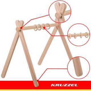 Kruzzel Kruzzel Βρεφικό Γυμναστήριο Δραστηριοτήτων Ξύλινο 0+ 64 x 4... Kruzzel Kruzzel Βρεφικό Γυμναστήριο Δραστηριοτήτων Ξύλινο 0+ 64 x 4...