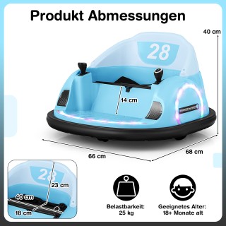 Costway Ηλεκτρικό Αυτοκινητάκι για Μικρά Παιδιά 12V με Ασύρματο Χει...