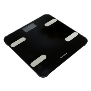 Kooper Ζυγαριά μπάνιου από γυαλί με ανάλυση σώματος, σύνδεση σε συσ...