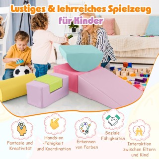 Costway Σετ Αναρρίχησης και Σκαρφαλώματος 6 Τεμαχίων για Παιδιά FH1... Costway Σετ Αναρρίχησης και Σκαρφαλώματος 6 Τεμαχίων για Παιδιά FH1...