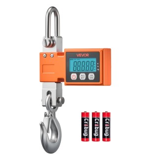 VEVOR Ψηφιακή Ζυγαριά Γερανού 500 kg/1100 lbs, Βιομηχανική Κρεμαστή...