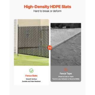 VEVOR Πλαστικά Πλέγματα Απορρήτου για Φράχτη 6 με Κλείδωμα Βάσης SB... VEVOR Πλαστικά Πλέγματα Απορρήτου για Φράχτη 6 με Κλείδωμα Βάσης SB...