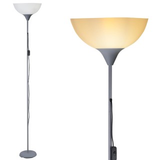 BAKAJI Λάμπα Δαπέδου 180cm Μοντέρνος Σχεδιασμός Καπέλο E27 40W Μετ... BAKAJI Λάμπα Δαπέδου 180cm Μοντέρνος Σχεδιασμός Καπέλο E27 40W Μετ...