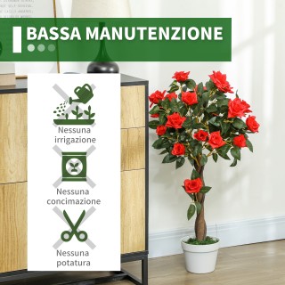 Outsunny Τεχνητό Φυτό Καμέλιας με 21 Άνθη σε Γλάστρα Γεμισμένη με Τ... Outsunny Τεχνητό Φυτό Καμέλιας με 21 Άνθη σε Γλάστρα Γεμισμένη με Τ...