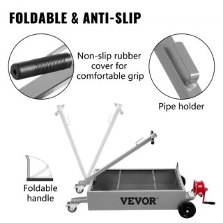 Δοχείο Αποστράγγισης Λαδιού VEVOR 57L με Αντλία και Ρόδες QCPYP15J... Δοχείο Αποστράγγισης Λαδιού VEVOR 57L με Αντλία και Ρόδες QCPYP15J...