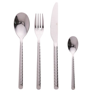 Villa DEste Σετ 24 μαχαιροπίρουνα από γυαλιστερό ανοξείδωτο ατσάλι... Villa DEste Σετ 24 μαχαιροπίρουνα από γυαλιστερό ανοξείδωτο ατσάλι...