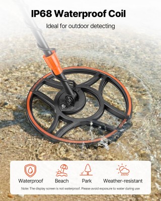 VEVOR Αδιάβροχη Ανιχνευτής Μετάλλων 304.8mm Επαγγελματική Υψηλής Ακ... VEVOR Αδιάβροχη Ανιχνευτής Μετάλλων 304.8mm Επαγγελματική Υψηλής Ακ...