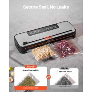 VEVOR Μηχανή Σφράγισης Κενού 5-σε-1 Αυτόματη 100W 10 Σακούλες JYJZK...