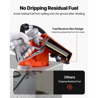 VEVOR Αντλία Μεταφοράς Καυσίμων 12V DC 20 GPM με Σωλήνα & Ακροφύσιο...