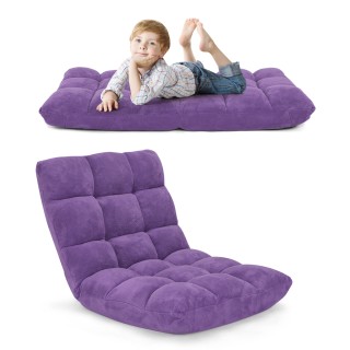 Costway Πτυσσόμενη Πολυθρόνα Δαπέδου με Ρυθμιζόμενη Πλάτη σε 14 Θέσ... Costway Πτυσσόμενη Πολυθρόνα Δαπέδου με Ρυθμιζόμενη Πλάτη σε 14 Θέσ...