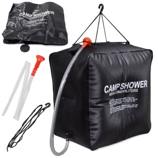 Ηλιακό Ντους Camping 40L 40 x 40 x 24.5 cm Μαύρο 5907451321980 Ver... Ηλιακό Ντους Camping 40L 40 x 40 x 24.5 cm Μαύρο 5907451321980 Ver...
