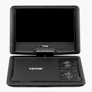 VEVOR Φορητό DVD Player 256 mm HD Οθόνη Περιστροφής 4 Ώρες Μπαταρία...