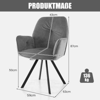 Costway Περιστρεφόμενες Καρέκλες Γραφείου με Άνεση και Στυλ για το... Costway Περιστρεφόμενες Καρέκλες Γραφείου με Άνεση και Στυλ για το...