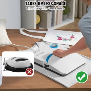 Φορητή Πρέσα Θερμότητας VEVOR 12 x 10 ιντσών για Μεταφορά Σχεδίων σ... Φορητή Πρέσα Θερμότητας VEVOR 12 x 10 ιντσών για Μεταφορά Σχεδίων σ...