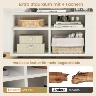 Costway Πολυλειτουργικό Ντουλάπι Αποθήκευσης με 2 Συρτάρια & 4 Ράφ... Costway Πολυλειτουργικό Ντουλάπι Αποθήκευσης με 2 Συρτάρια & 4 Ράφ...