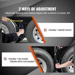 Σετ 2 Σταθεροποιητών Τροχών VEVOR για Τροχόσπιτα με Καρυδάκι CLWDQ... Σετ 2 Σταθεροποιητών Τροχών VEVOR για Τροχόσπιτα με Καρυδάκι CLWDQ...