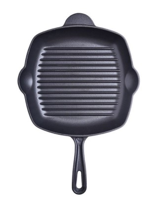 ESTIA Μαντεμένια Αντικολλητική Γκριλιέρα IRON 28cm για Ομοιόμορφο Ψ...