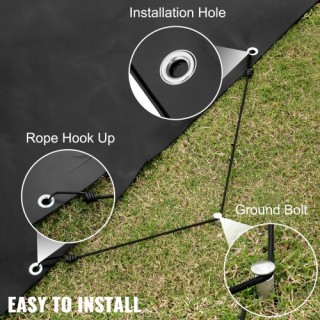 VEVOR Κάλυμμα Ασφαλείας Πισίνας 11.5x16 ft Μαύρο για Χειμερινή Προσ... VEVOR Κάλυμμα Ασφαλείας Πισίνας 11.5x16 ft Μαύρο για Χειμερινή Προσ...