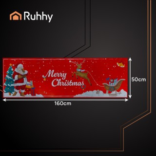 Ruhhy Χριστουγεννιάτικο Χαλί Αντιολισθητικό 160x50 για Κουζίνα & Χώ...