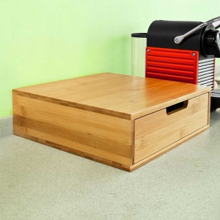 BAKAJI Ξύλινος Διοργανωτής από Μπαμπού με 1 Συρτάρι για Κάψουλες Κ... BAKAJI Ξύλινος Διοργανωτής από Μπαμπού με 1 Συρτάρι για Κάψουλες Κ...