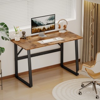 HOMCOM Γραφείο για Δωμάτιο Βιομηχανικού Στυλ με Στρογγυλεμένες Γωνί...