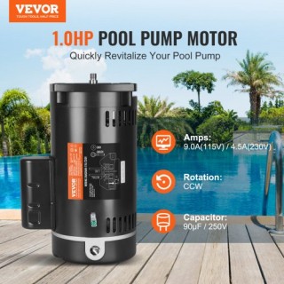 VEVOR Αντλία Πισίνας 1HP 115/230V  YCBDJ1HP56Y26MR60V9