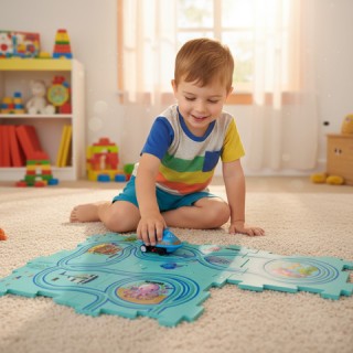 KRUZZEL Σετ 25 τμχ Εκπαιδευτικού Παιχνιδιού Περιπέτειας με Διαδρομέ...