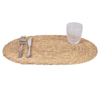 Villa dEste Home Στρογγυλό Σουπλά 48x33 εκ από Φυσικές Ίνες - Natur... Villa dEste Home Στρογγυλό Σουπλά 48x33 εκ από Φυσικές Ίνες - Natur...