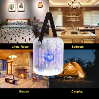 BAKAJI Ηλεκτρική Εντομοπαγίδα Φακός LED Κατασκήνωσης Αντικουνουπική...