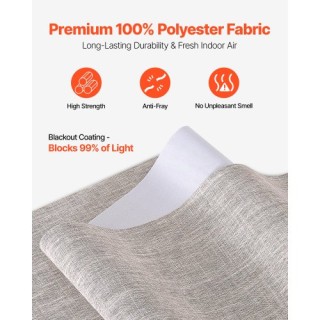 VEVOR Περσίδες Πάνελ με Επεκτεινόμενη Ράγα 116-218 cm Καφέ MBGDBYCW... VEVOR Περσίδες Πάνελ με Επεκτεινόμενη Ράγα 116-218 cm Καφέ MBGDBYCW...