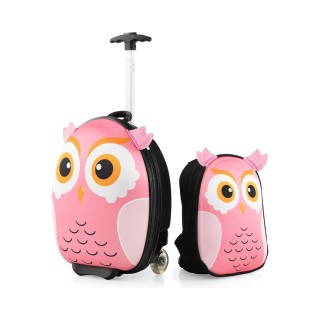 Costway Σετ Βαλίτσας & Σακιδίου Πλάτης για Παιδιά - Ανθεκτικό & Ελ... Costway Σετ Βαλίτσας & Σακιδίου Πλάτης για Παιδιά - Ανθεκτικό & Ελ...