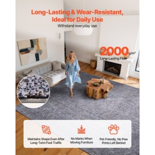 VEVOR Μπλε-Γκρι Χαλί Εσωτερικού Χώρου 2.74 x 3.66 m με Μαλακή Ψηλή ... VEVOR Μπλε-Γκρι Χαλί Εσωτερικού Χώρου 2.74 x 3.66 m με Μαλακή Ψηλή ...