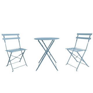 Shally Dogan Σετ 3 Τεμαχίων Κήπου Τραπέζι 2 Καρέκλες Μπιστρό Πτυσσό...